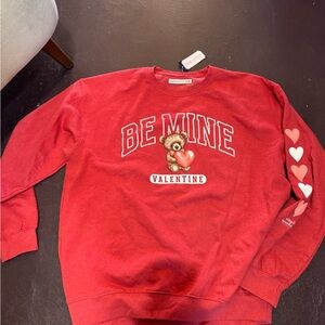 Red 'Be Mine' Valentine Sweatshirt